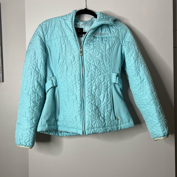 ZeroXposur Jackets & Blazers - ZeroXposur |S|Blue Puffer Jacket with Quilted Design